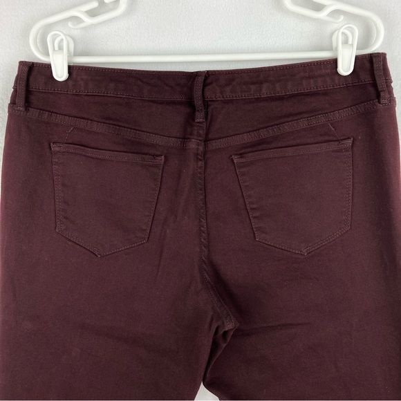Mossimo Denim Women’s Wine Denim Jeans
Size 14/32R Skinny Super Stretch - Picture 4 of 10